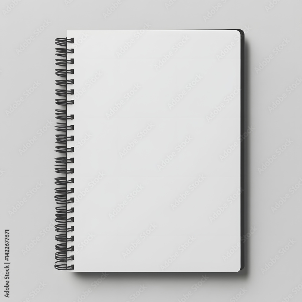 white spiral notebook mockup template white spiral notebook mockup template