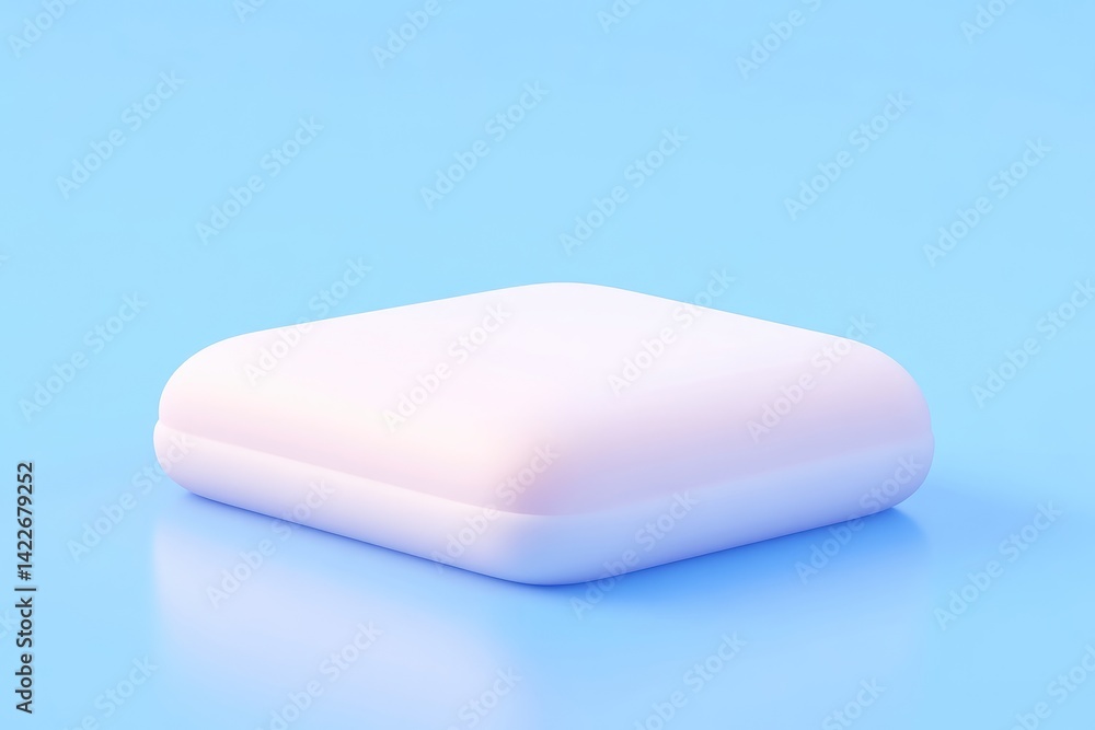 Light Pink Square, Minimalist Object Light Pink Square, Minimalist Object