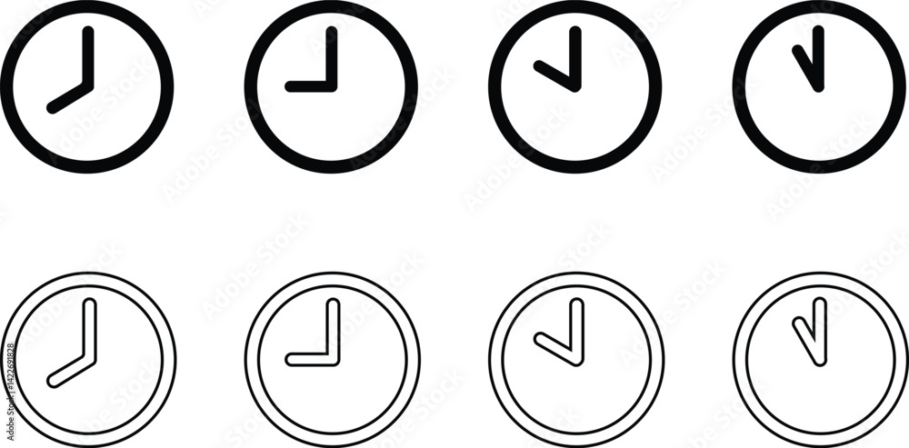 World time clocks icon set. Twelve clocks showing time form one to twelve hours stock illustration Clocks hands icon. Vector illustration isolated on white background clock icon vector illustration World time clocks icon set. Twelve clocks showing time form one to twelve hours stock illustration Clocks hands icon. Vector illustration isolated on white background clock icon vector illustration