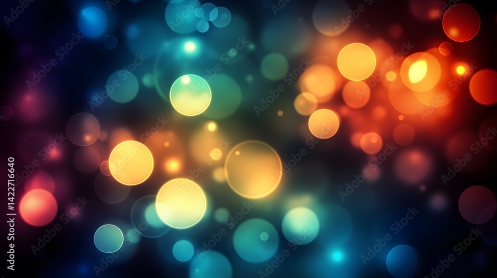 Abstract Colorful Bokeh Background Lights Abstract Colorful Bokeh Background Lights