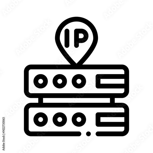 IP address line icon