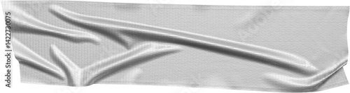 Fotografi Gray adhesive sticky tape isolated on white background
