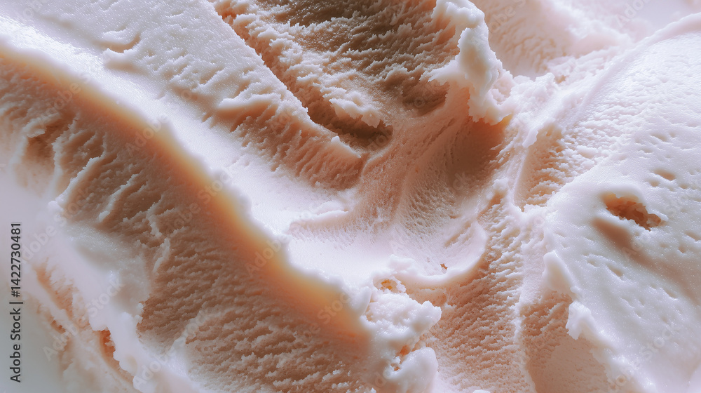 Chocolate marble ice cream swirl – soft creamy dessert with aesthetic detail