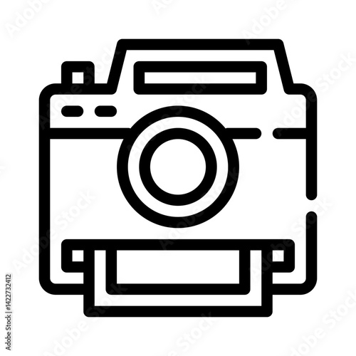 polaroid line icon