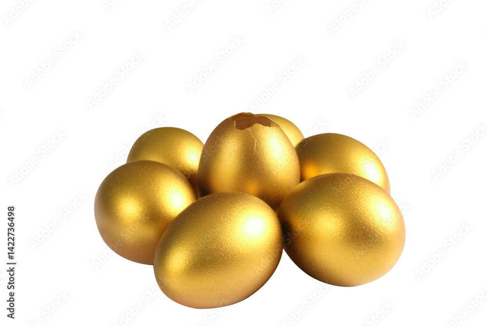 Golden egg discovery nesting area photography artistic display close-up view symbol of prosperity and wealth Golden egg discovery nesting area photography artistic display close-up view symbol of prosperity and wealth