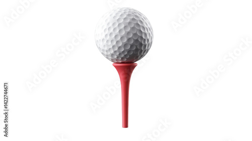 golf ball and tee