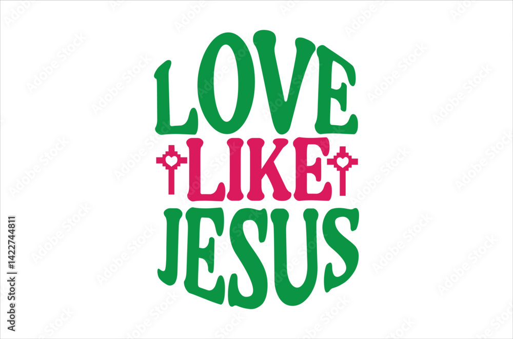 Fototapeta premium Jesus SVG Design, jesus t shirt design,
