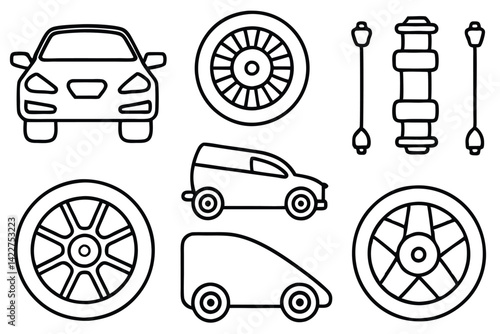 Different type of car parts for enhancing vehicle safety and reliability