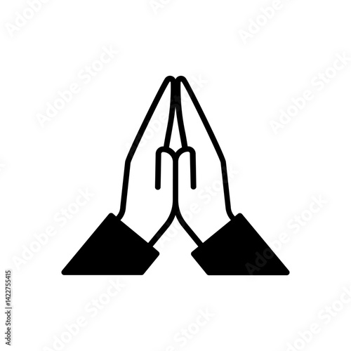 sorry or  thanks icon vector