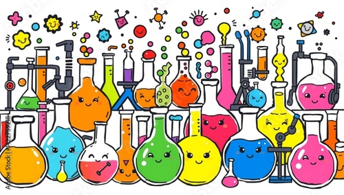 seamless pattern with colorful balloons