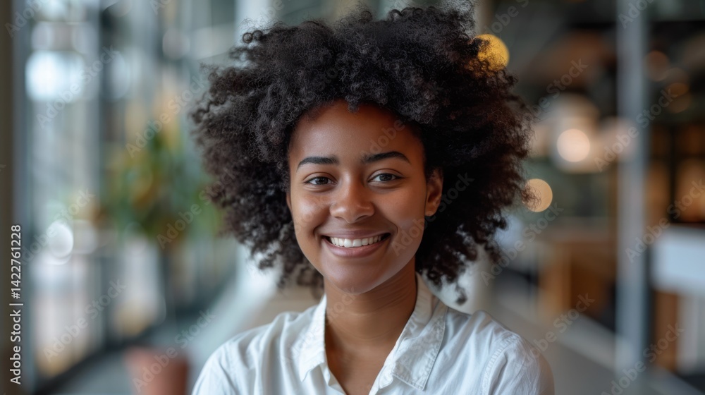 Headshot of a happy mixed-race young woman in a casual outfit, posing confidently in an office or campus setting, representing modern youth and student or employee lifestyle.
Headshot of a happy mixed-race young woman in a casual outfit, posing confidently in an office or campus setting, representing modern youth and student or employee lifestyle.
