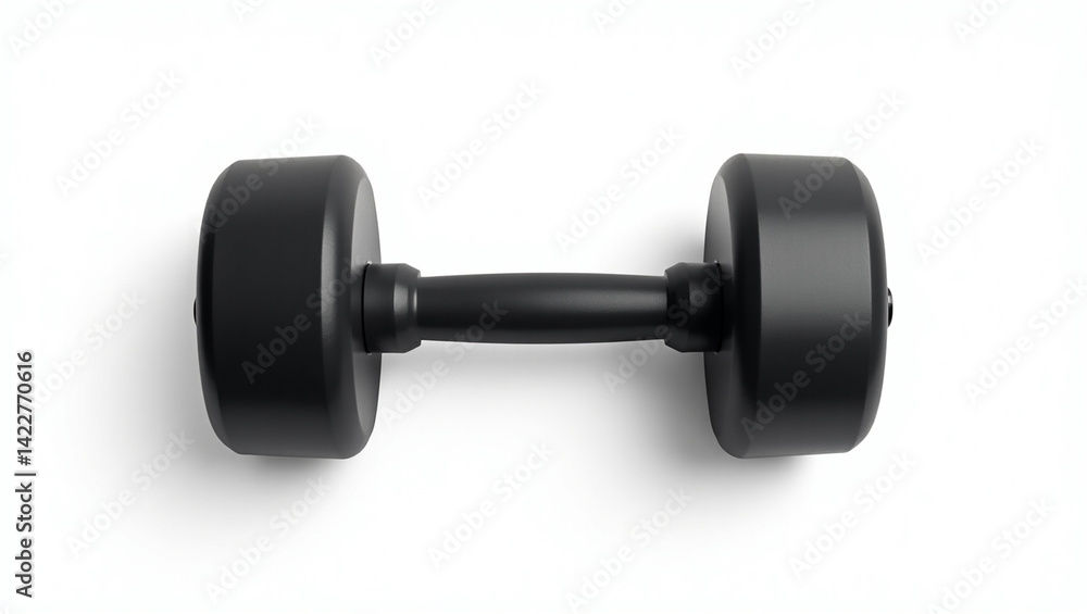 dumbbell on white dumbbell on white