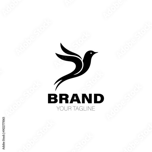 Lark Logo. Lark Logo Design. Lark Logo Brand. Lark Logo Vector Design Isolated on White Background