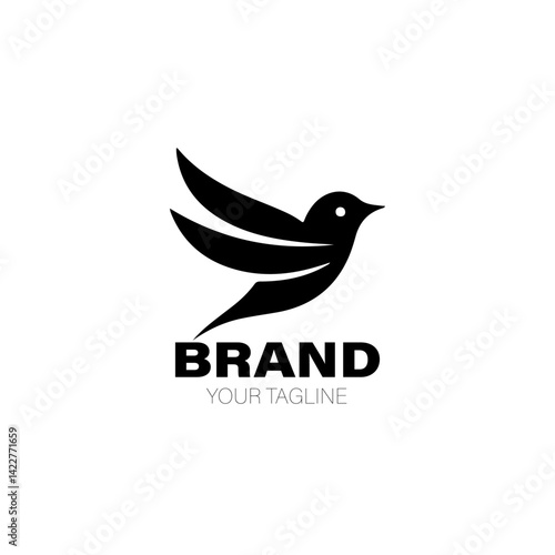 Lark Logo. Lark Logo Design. Lark Logo Brand. Lark Logo Vector Design Isolated on White Background