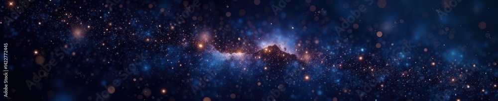 Twinkling stars against a black backdrop of space, darkness, stars Twinkling stars against a black backdrop of space, darkness, stars
