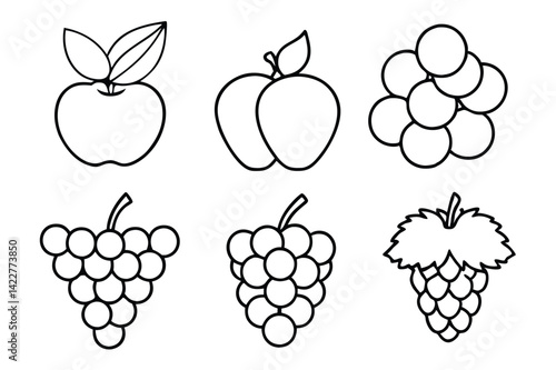 Grapes and apples are great for healthy snacks