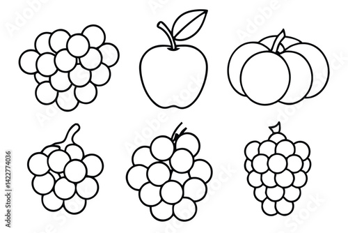 Grapes and apples complement each other nicely