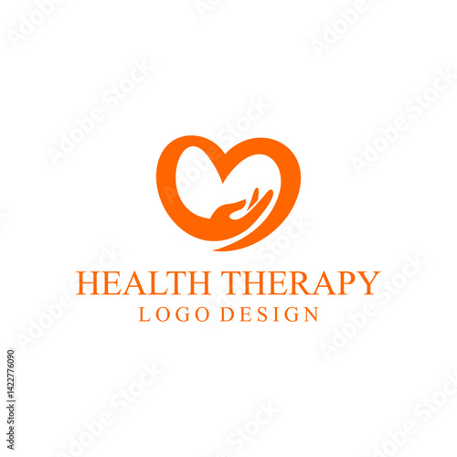 health therapy logo design,vector,illustration,symbol,medical,psychology,care,clinic,spa,hospital