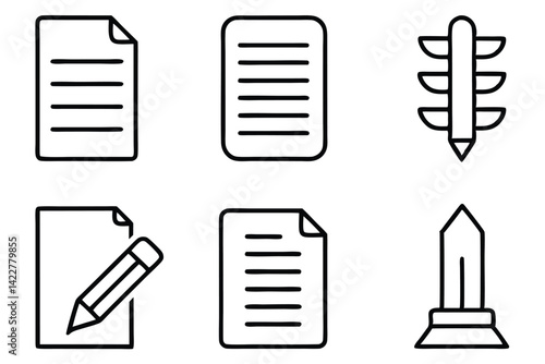 Hand writing on docu essentials for better readability