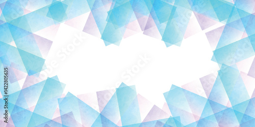 青　和紙　模様　背景　