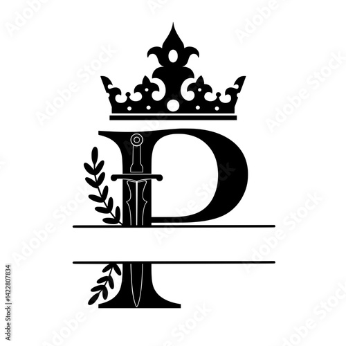 Regal Split monogram Name Customisation svg