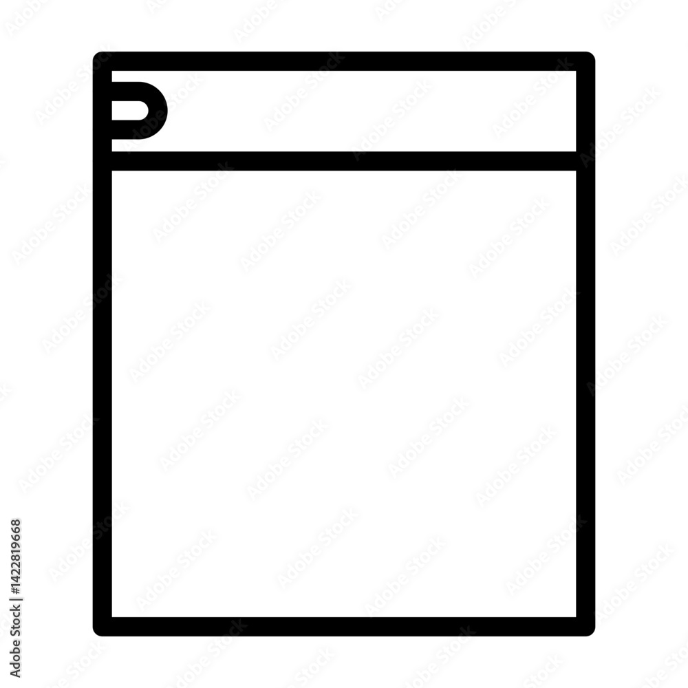 Binder Vector Line Icon Design Binder Vector Line Icon Design