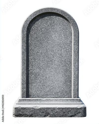 blank grave stone