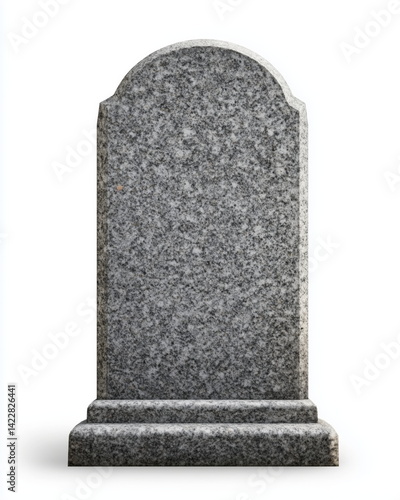 blank grave stone