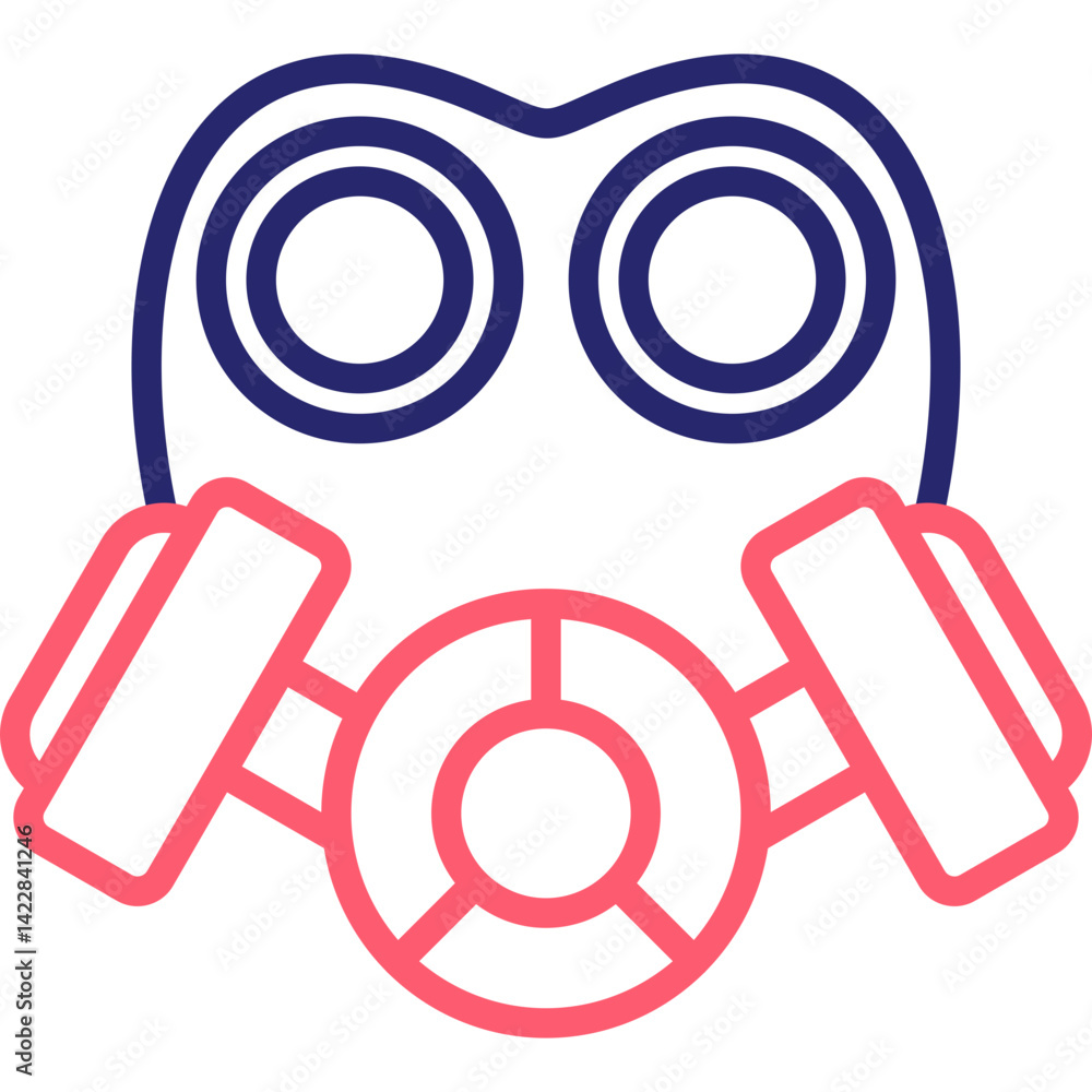 Gas Mask Icon Gas Mask Icon