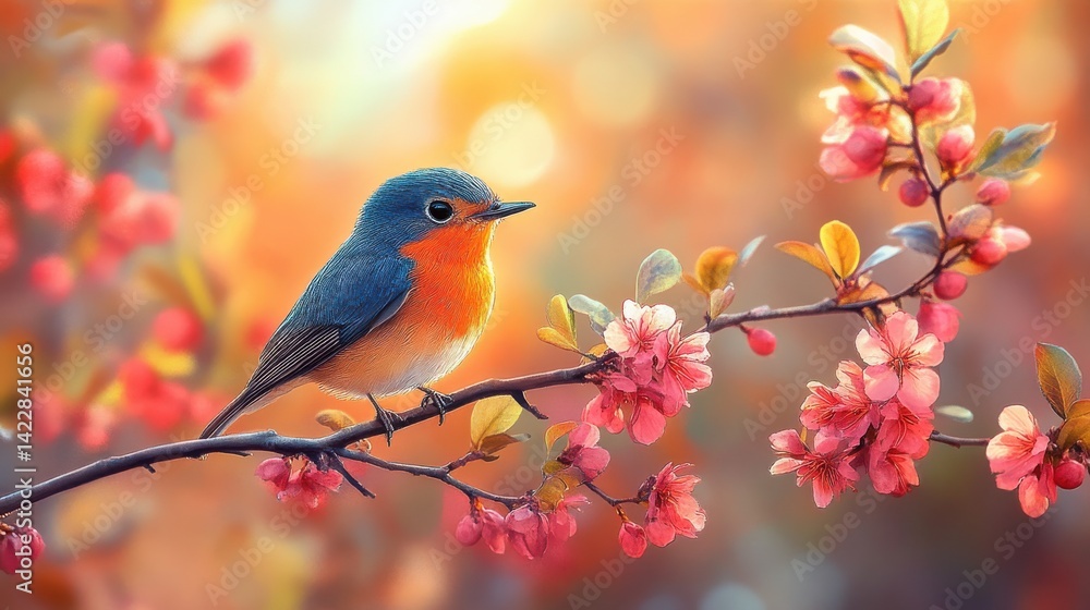Obraz premium colibri clipart digital watercolor clipart detailed illustration - photo for design