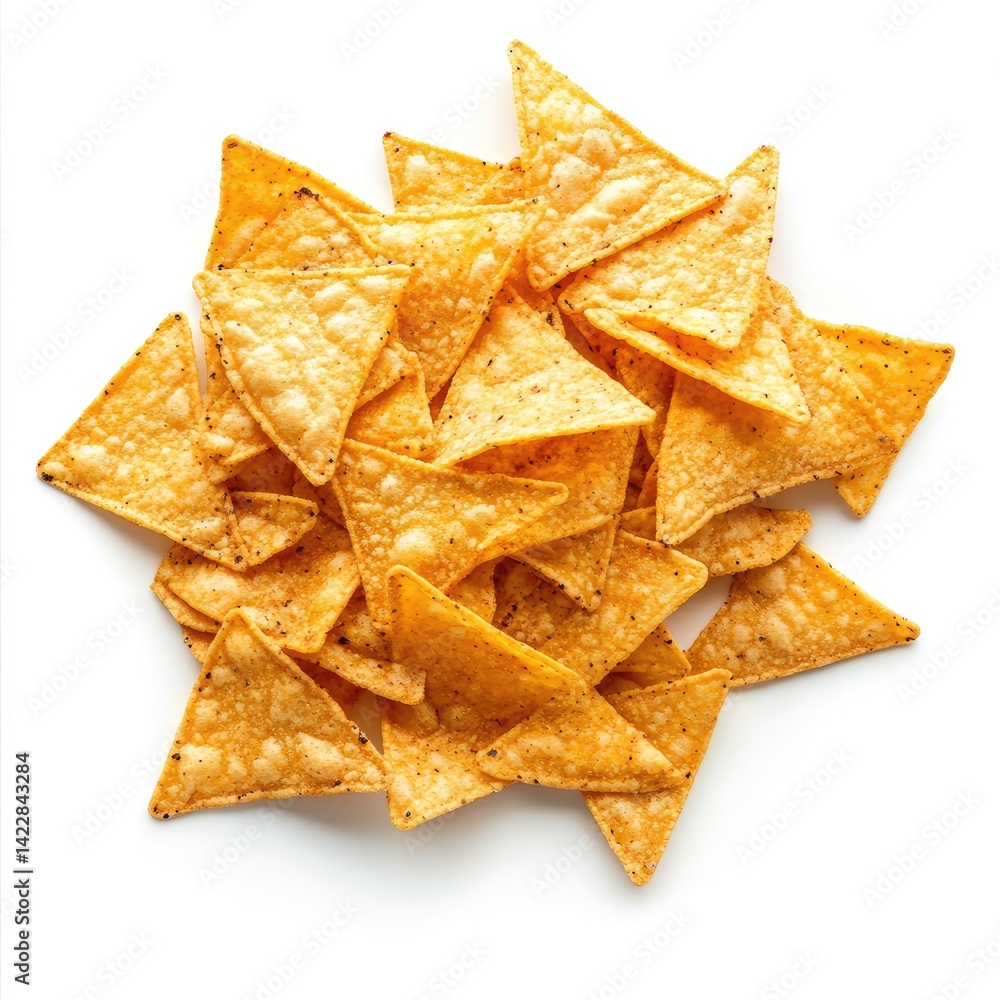 Pile of tortilla chips Pile of tortilla chips