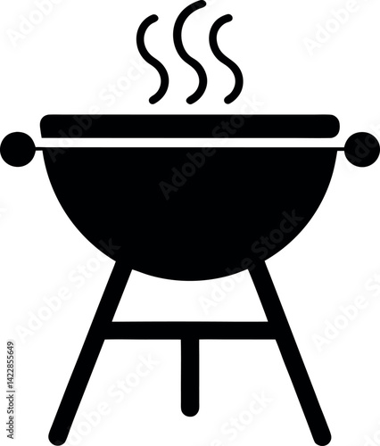 barbecue grill isolated on white