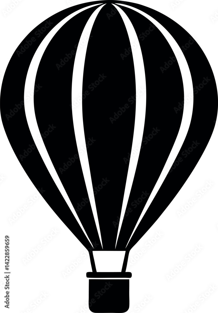 Fototapeta premium hot air balloon vector illustration