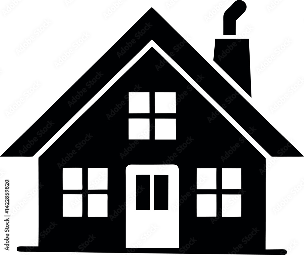 house icon isolated on white house icon isolated on white