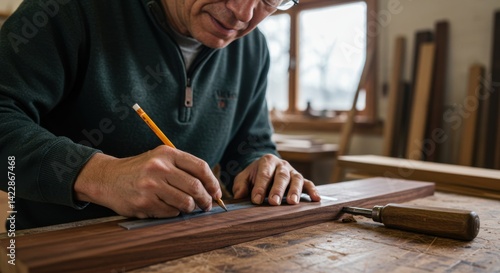 Carpenter Crafting Wood