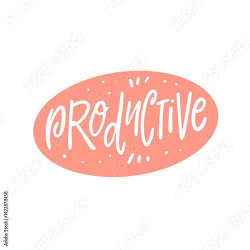 Engaging and Creative Typography Design for Daily Motivation and Productive Mindset