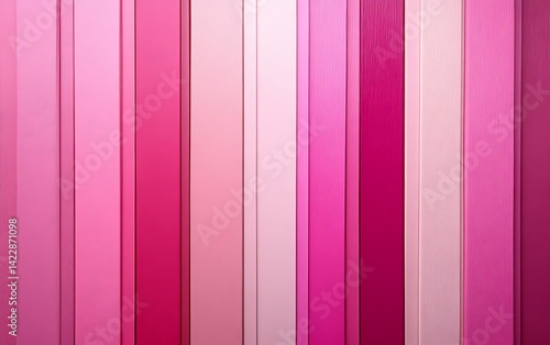 Vertical pink color palette stripes.