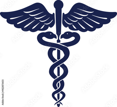 Clean illustration of a medical emblem set against a soft background.