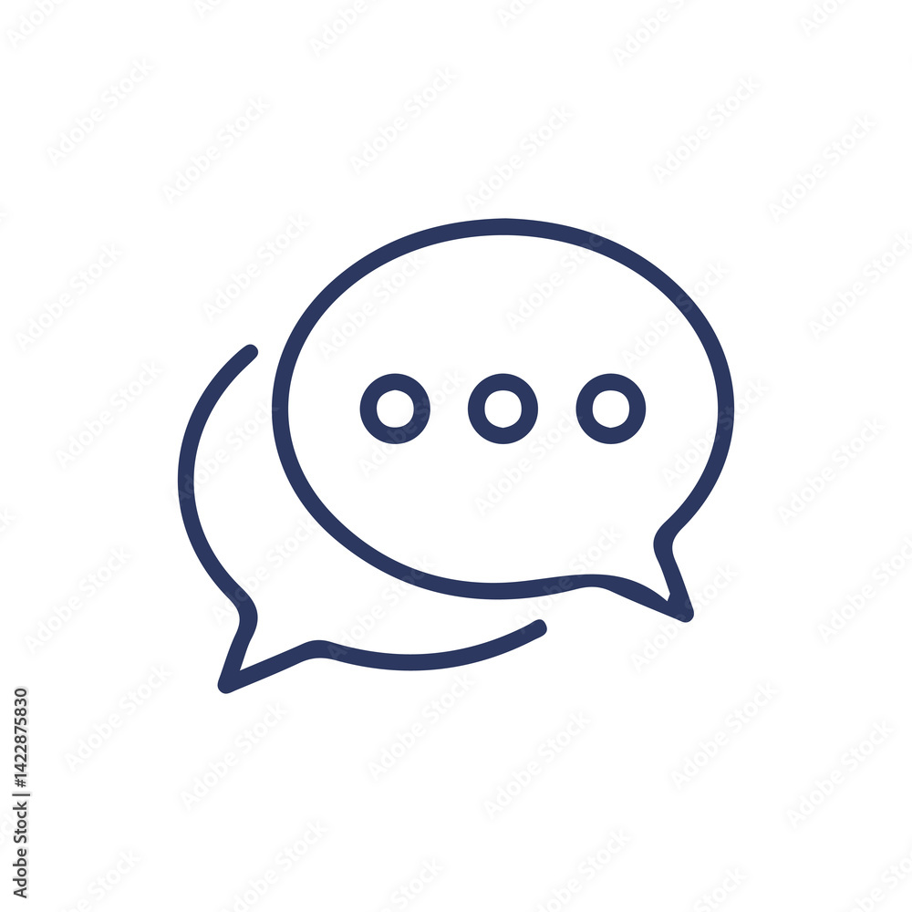 Comment icon vector symbol icon speech bubble icon discussion line icon in trendy flat design.talk message Bubble chat icon. vector illustration eps 10. Comment icon vector symbol icon speech bubble icon discussion line icon in trendy flat design.talk message Bubble chat icon. vector illustration eps 10.