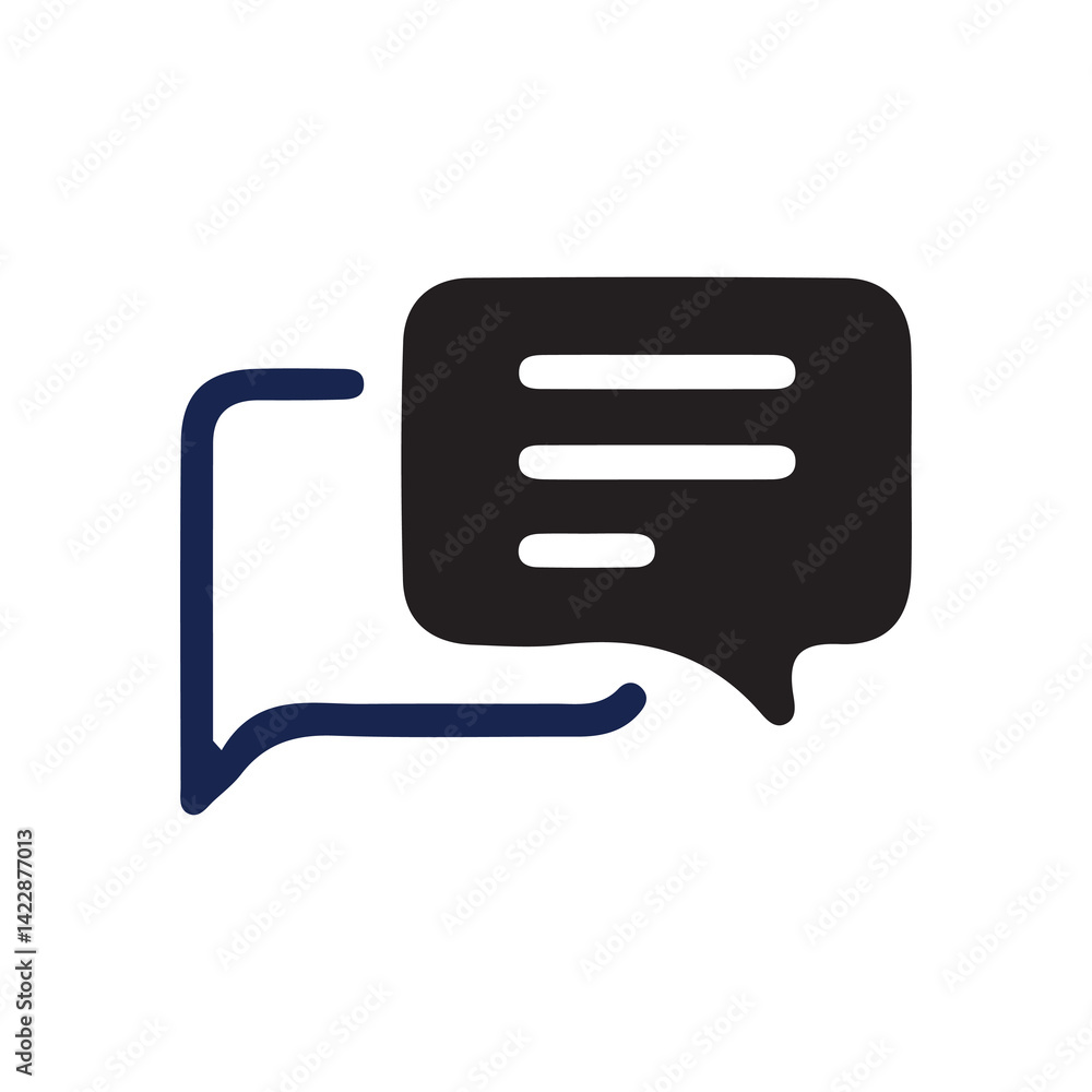 Comment icon vector symbol icon speech bubble icon discussion line icon in trendy flat design.talk message Bubble chat icon. vector illustration eps 10. Comment icon vector symbol icon speech bubble icon discussion line icon in trendy flat design.talk message Bubble chat icon. vector illustration eps 10.