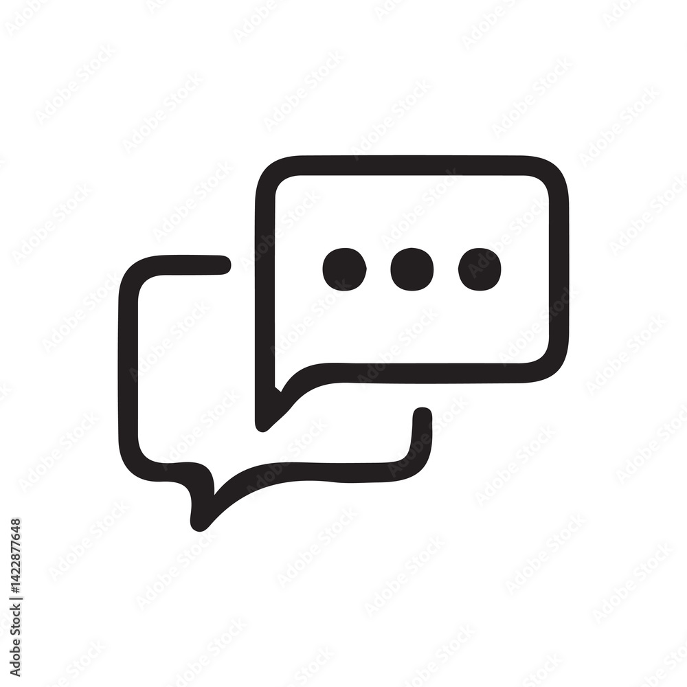 Comment icon vector symbol icon speech bubble icon discussion line icon in trendy flat design.talk message Bubble chat icon. vector illustration eps 10. Comment icon vector symbol icon speech bubble icon discussion line icon in trendy flat design.talk message Bubble chat icon. vector illustration eps 10.
