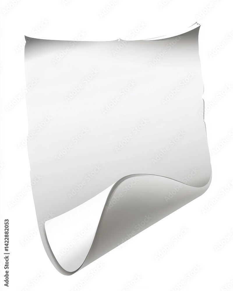 Blank crumpled paper Blank crumpled paper