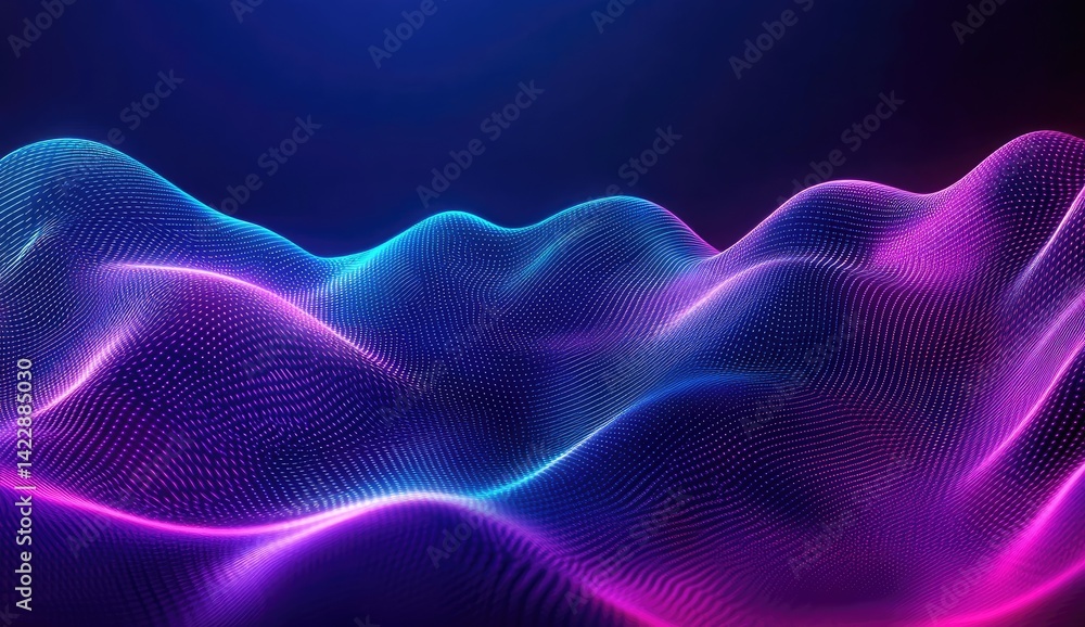 Abstract digital waves Abstract digital waves