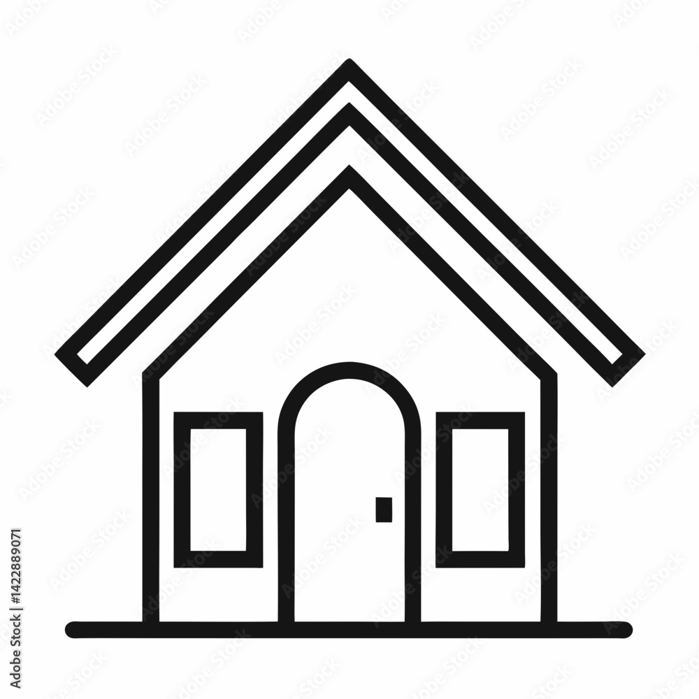 house icon vector illustration