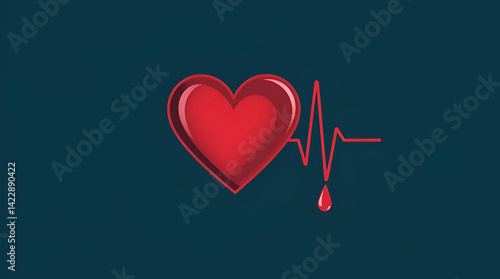 World Blood Donor Day, Jun 14, Banner and Poster, Generative Ai
