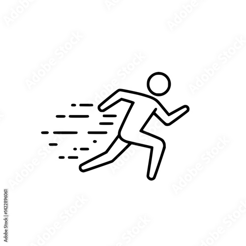 Sprinting Icon