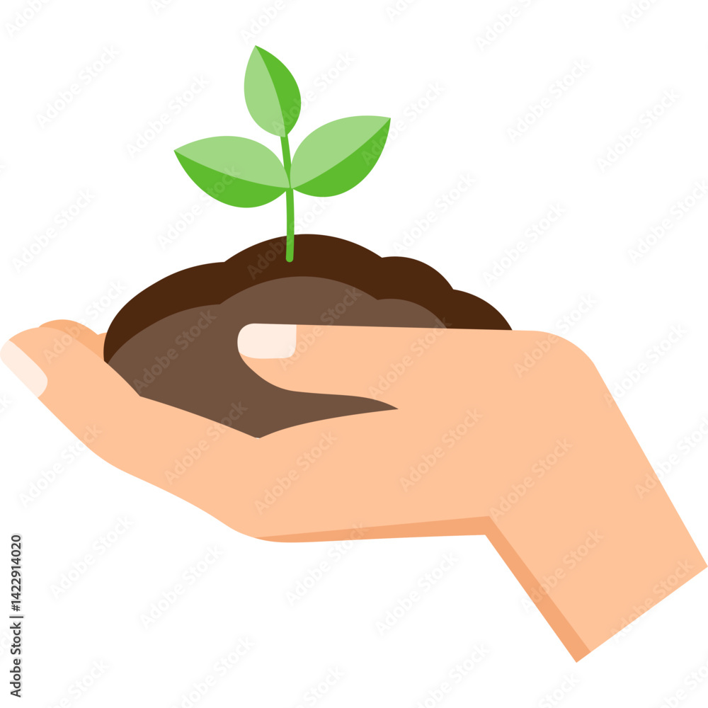 Reforestation Illustration Reforestation Illustration