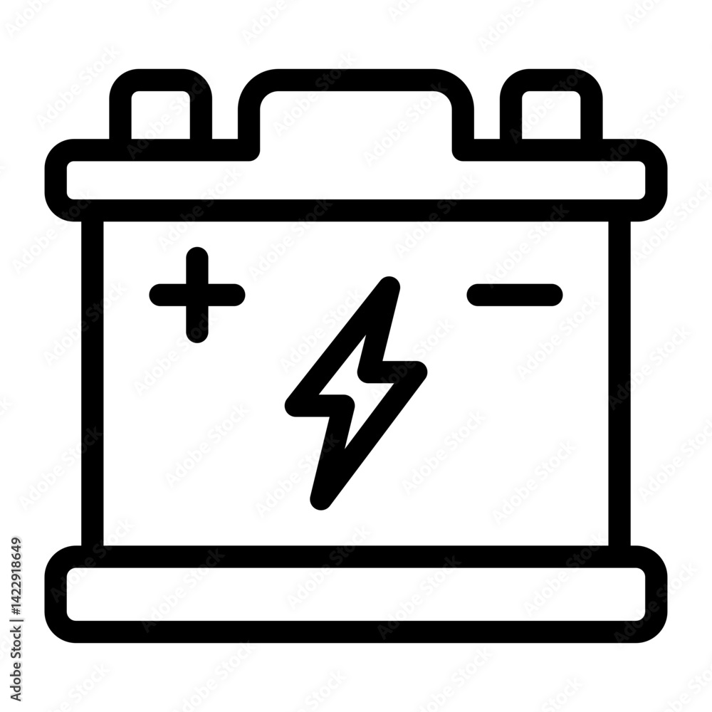 battery Line Icon battery Line Icon