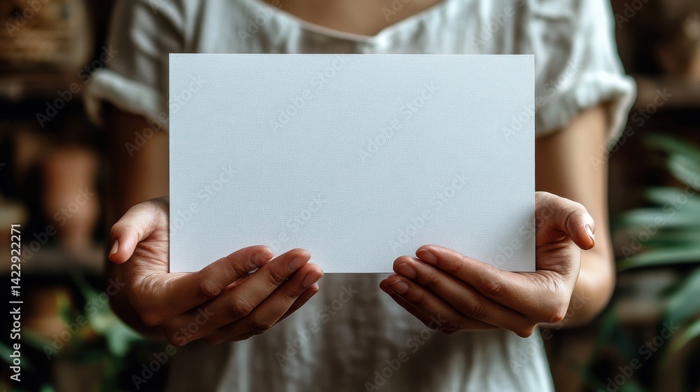 hands presenting a blank magazine cover on a gray backdrop - photo for design hands presenting a blank magazine cover on a gray backdrop - photo for design