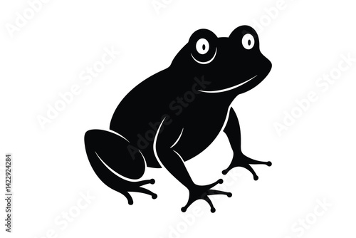 frog vector illustration isolated on white background 
